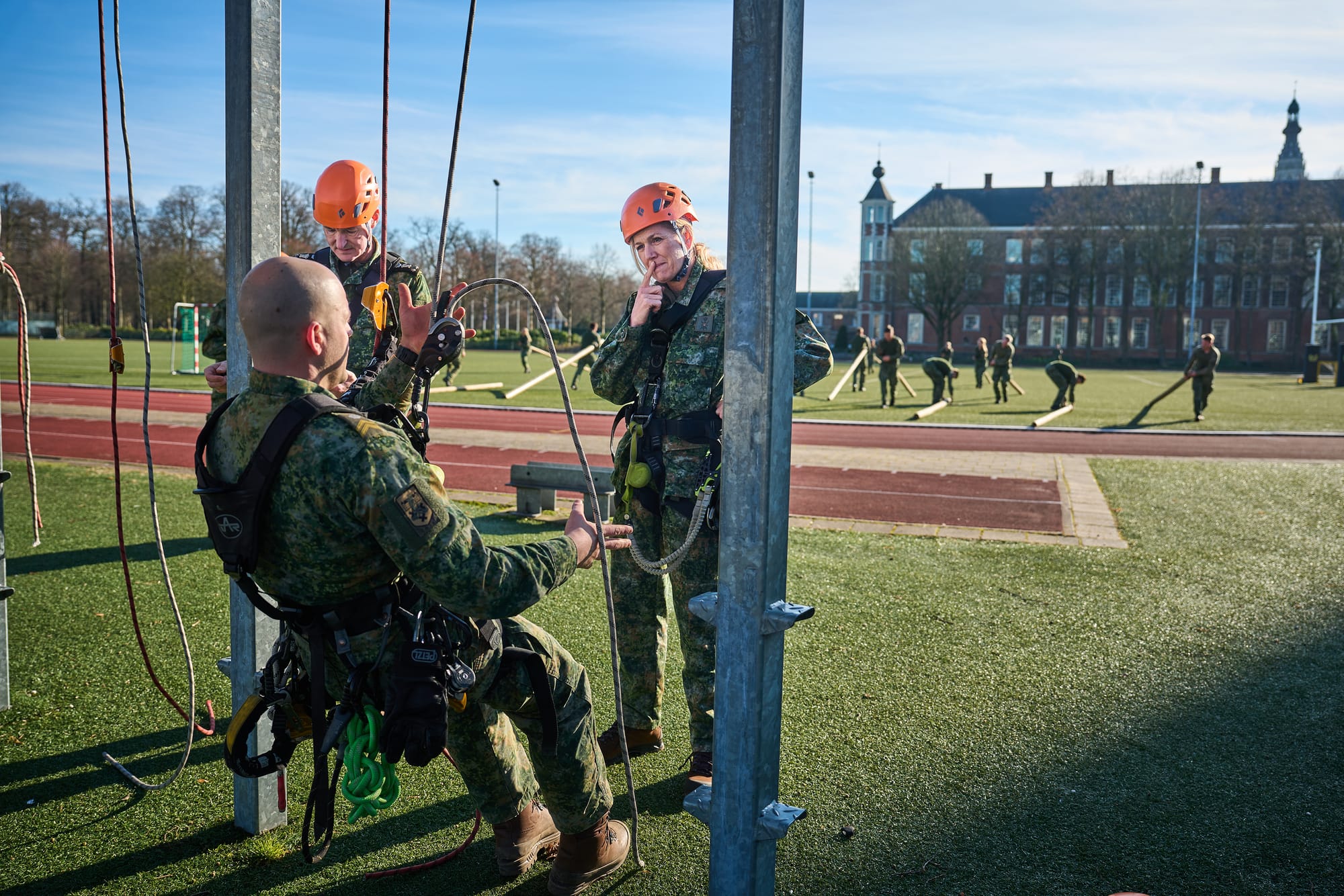 netherlands queen maxima join army military recruitment