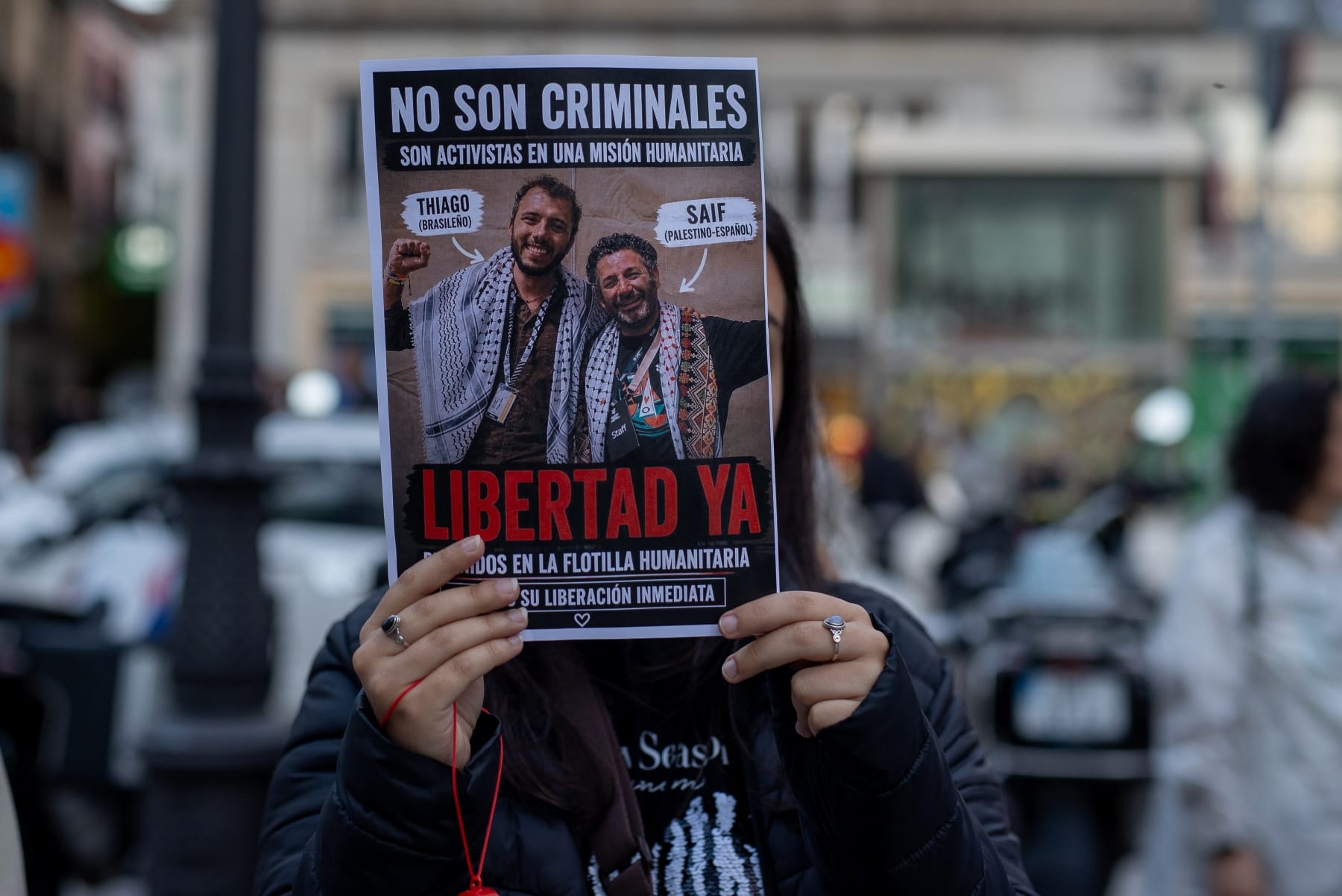 Thiago Avila Saif abu keshek global sumud flotilla activists Israel refuse release
