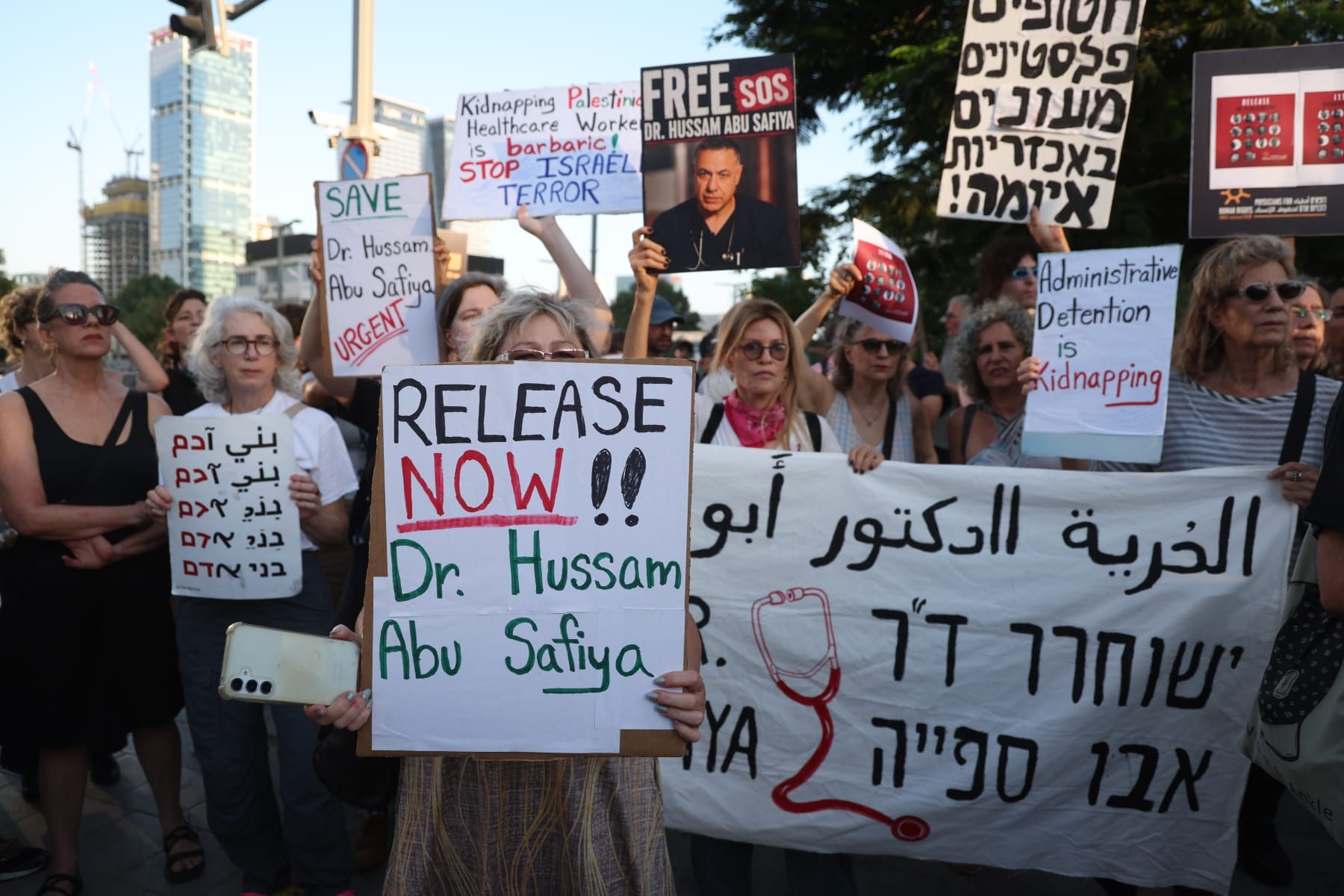 dr Hussam Abu Safiya gaza israel detention torture