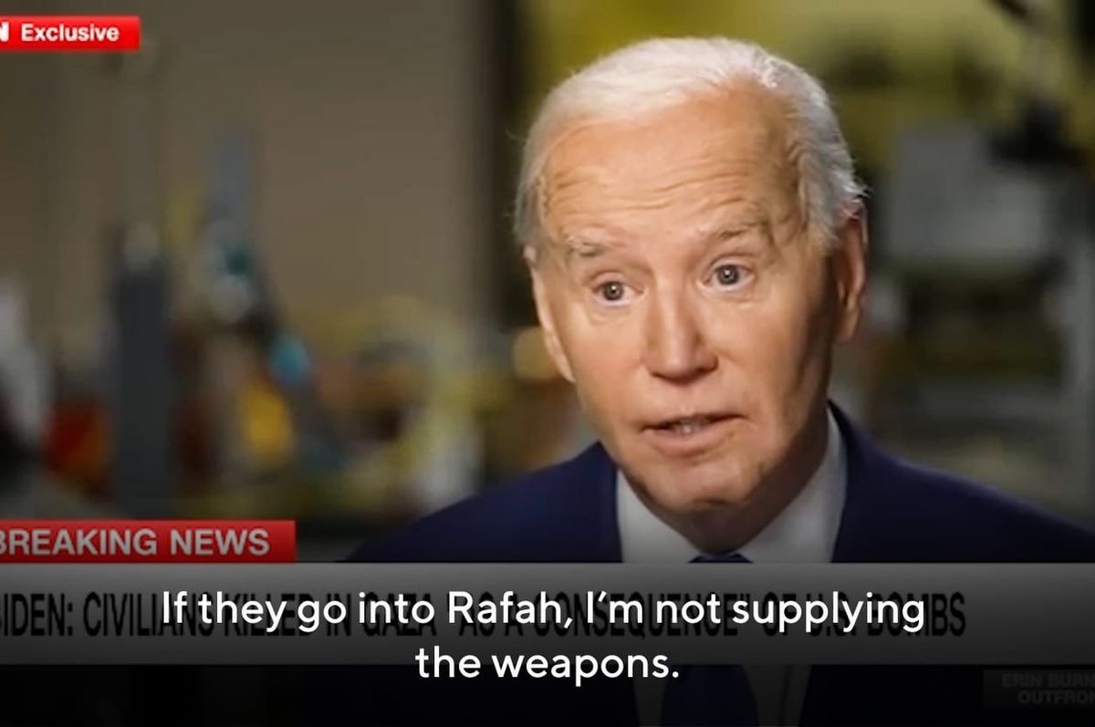 biden stop supplying israel weapons rafah