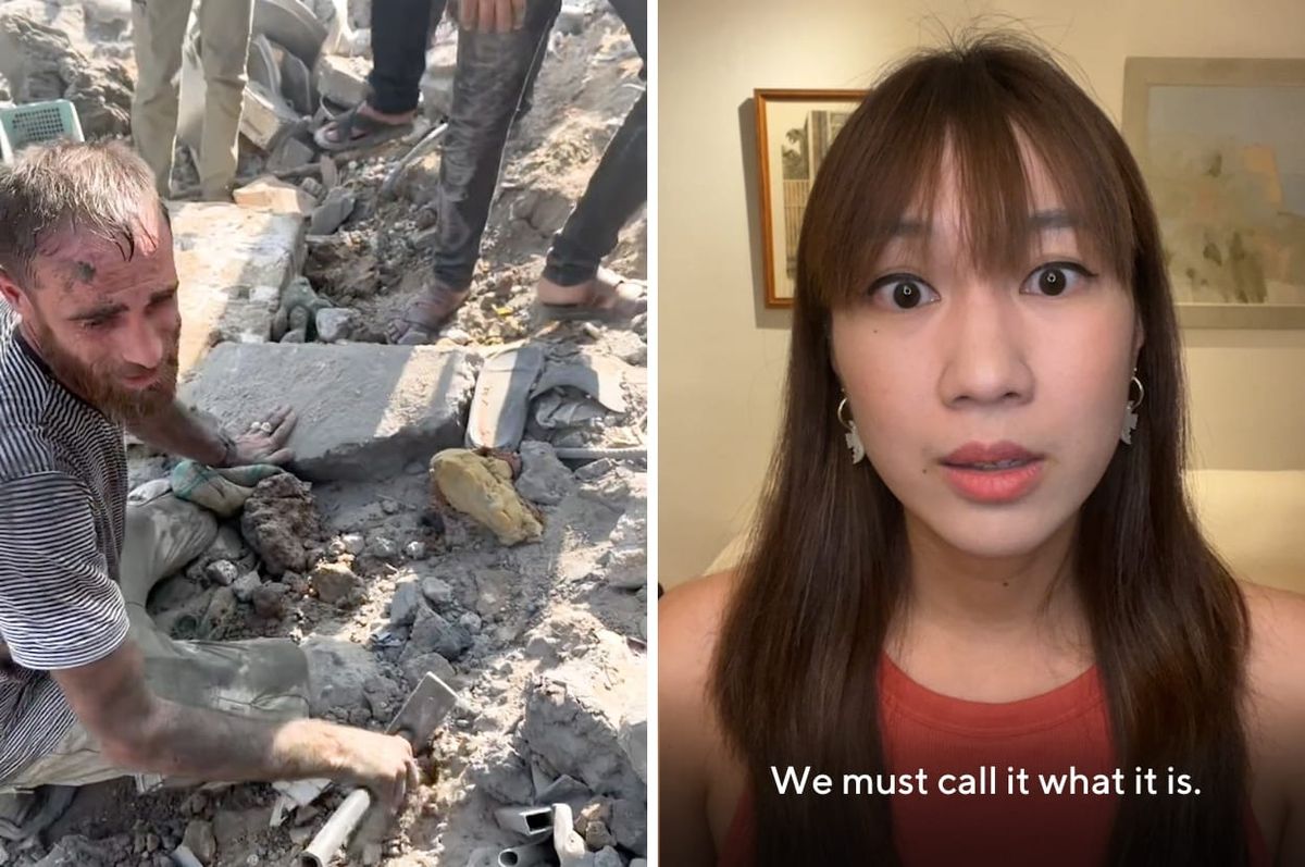 kassy cho almost israel gaza genocide video