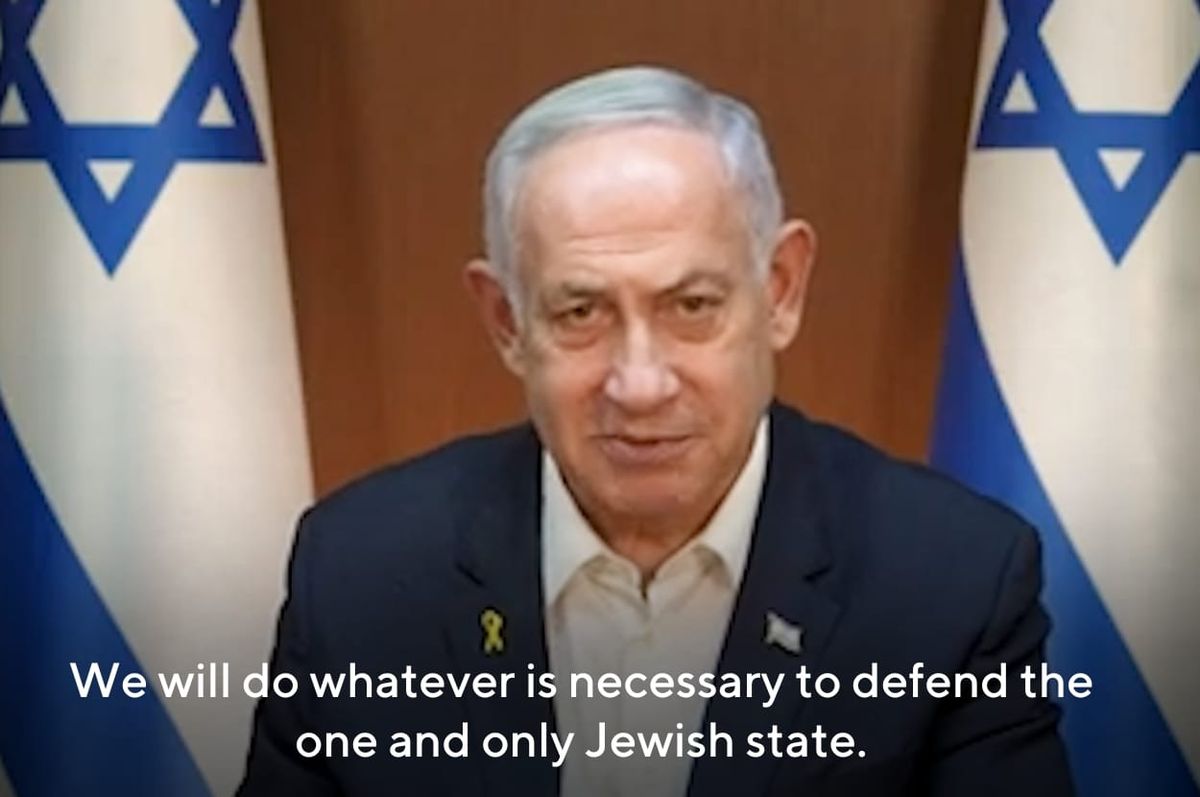 netanyahu christmas message israel fight evil