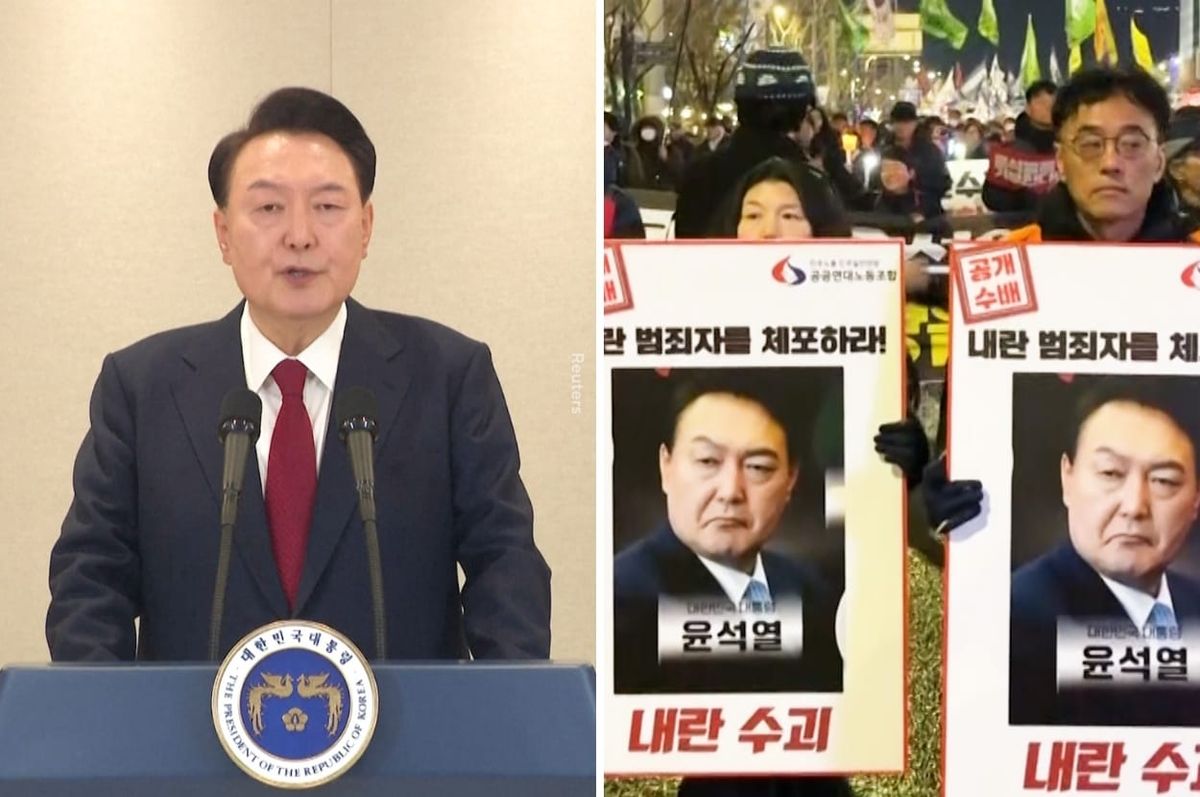 south korea impeach president yoon suk yeol martial law