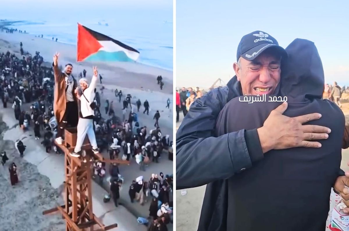 palestinians return home north gaza ceasefire