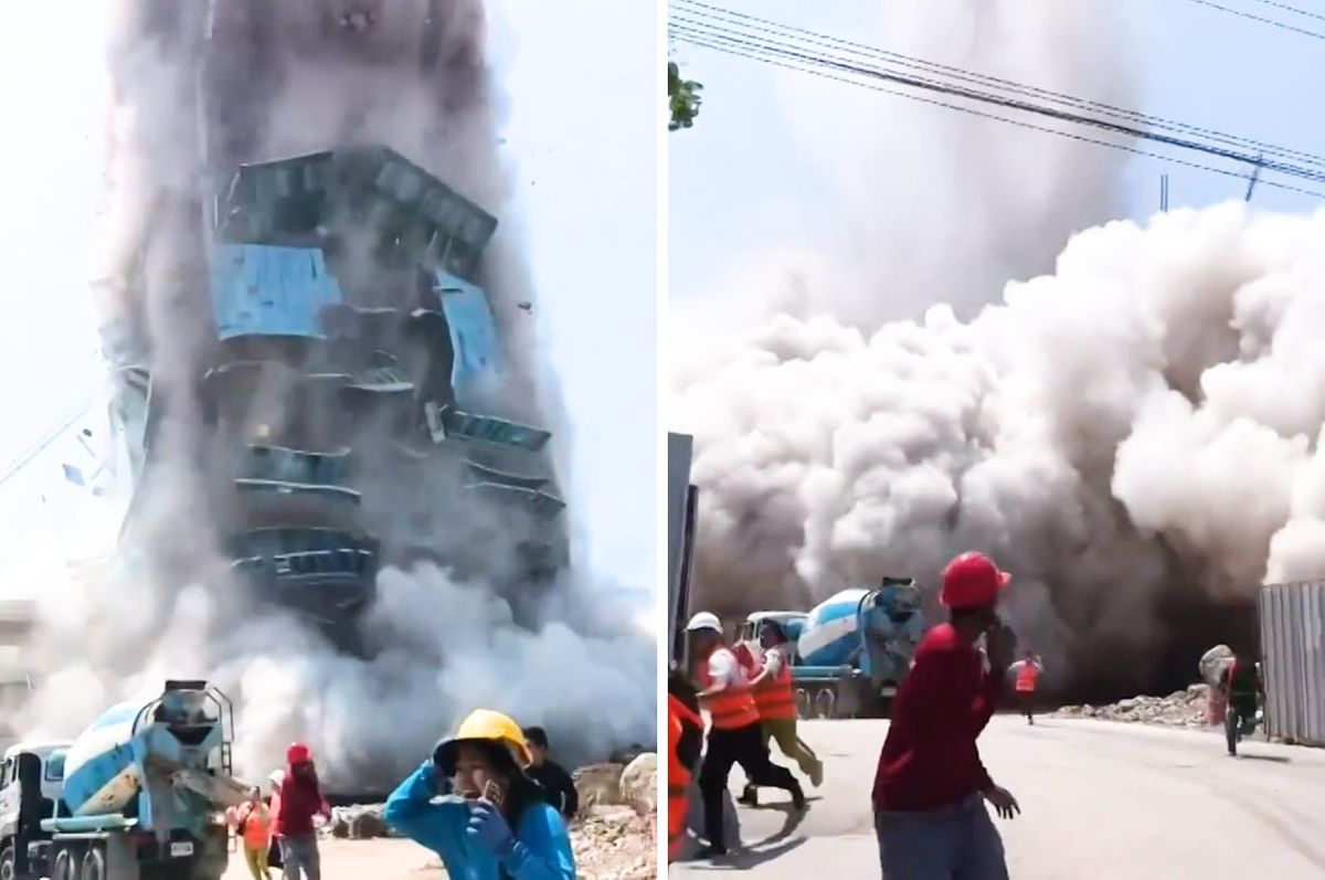 myanmar earthquake thailand building collapse 2025