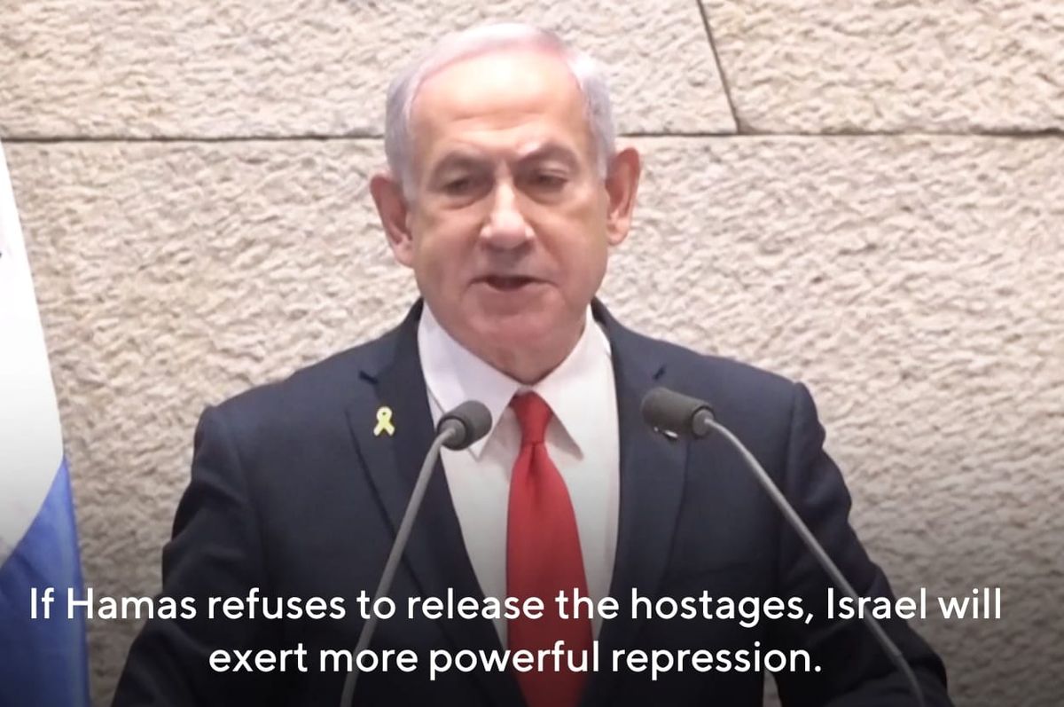 Netanyahu threaten seize gaza hamas hostages