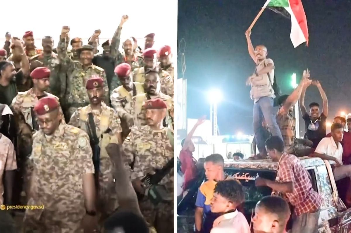 sudan army retake khartoum celebrations SAF civil war