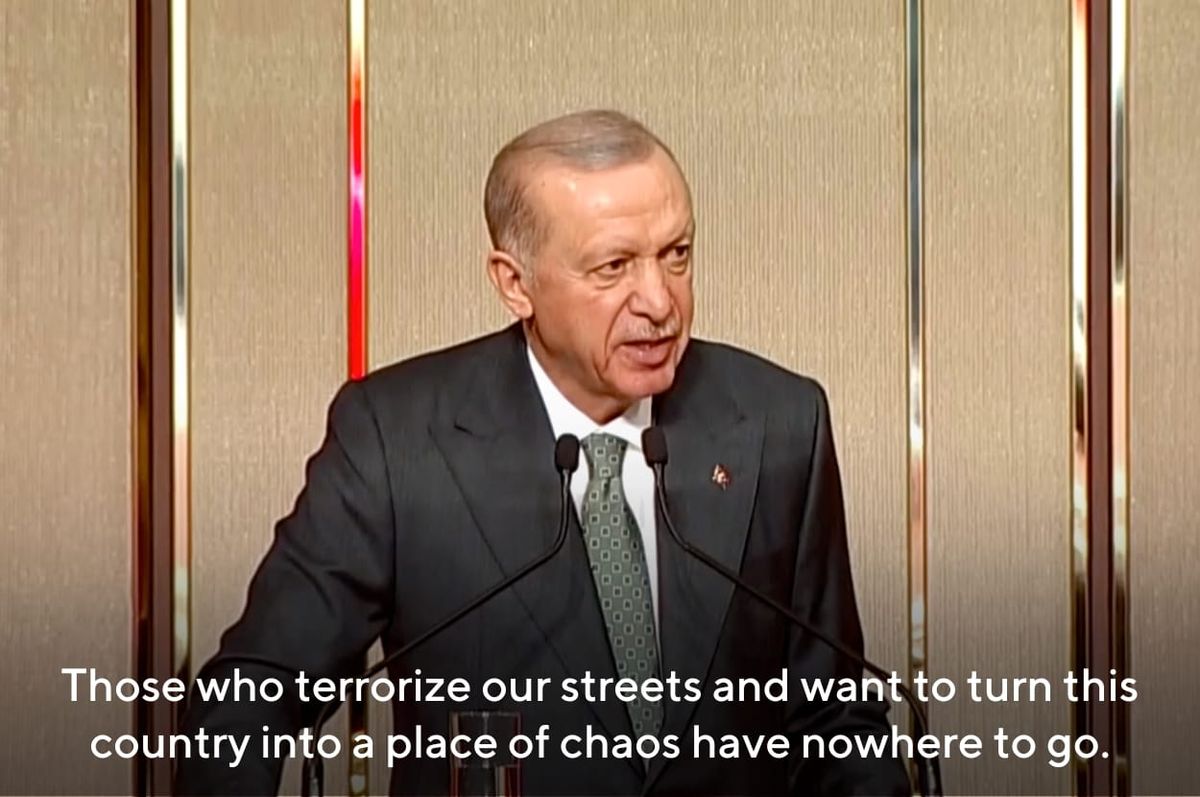 turkey erdogan imamoglu arrest protest street terror