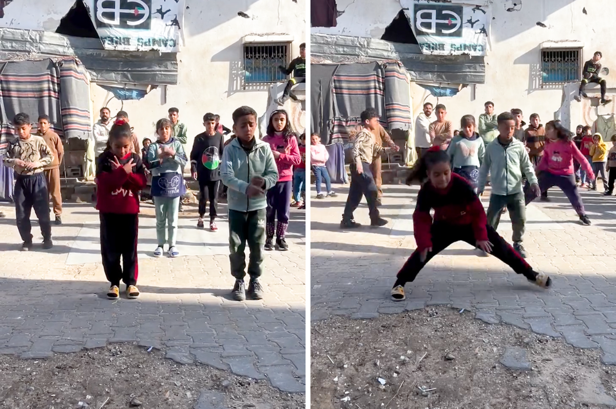 gaza children breakdancing palestine israel genocide