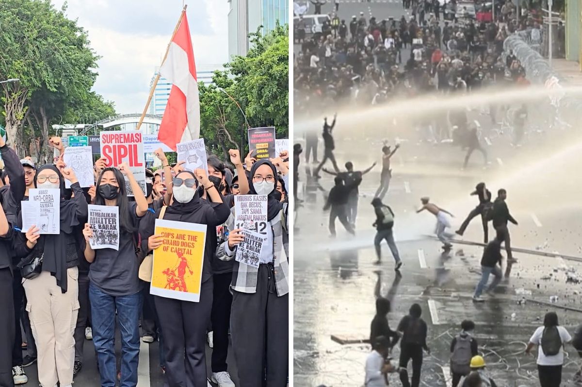 indonesia students military law protests