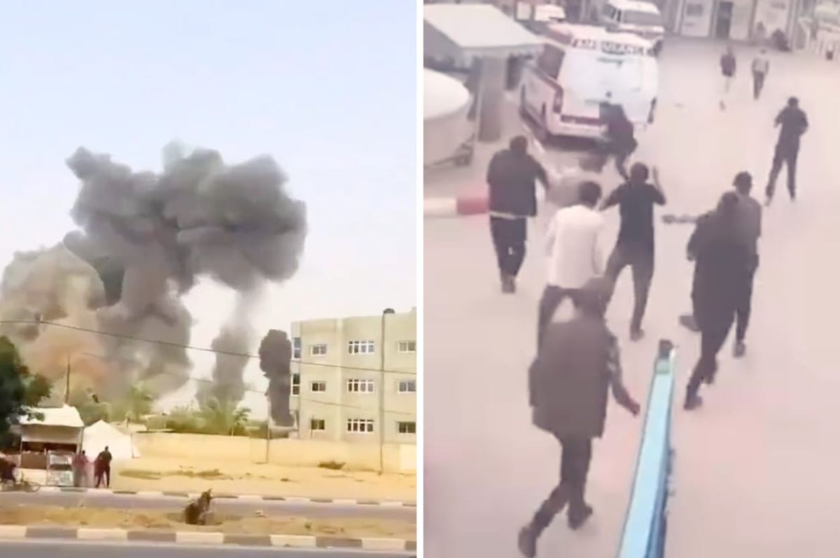 israel bomb khan younis hospitals mohammed sinwar