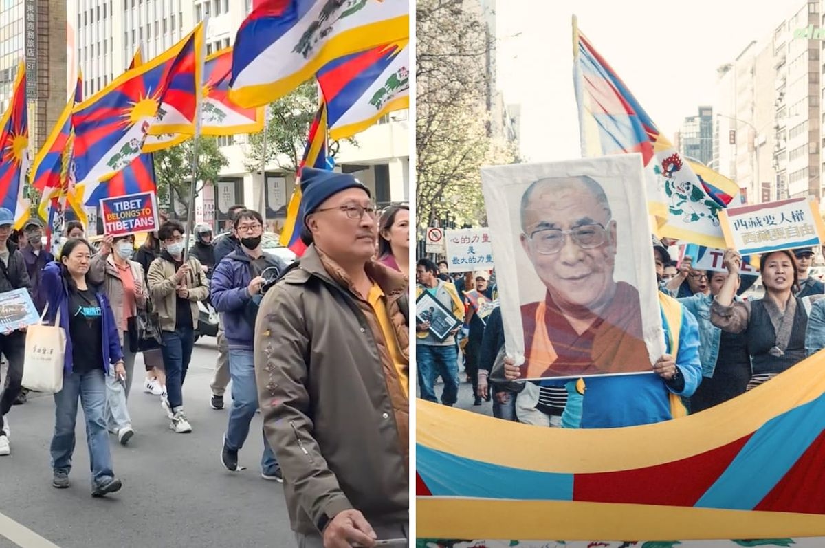 taiwan tibet protest china repression