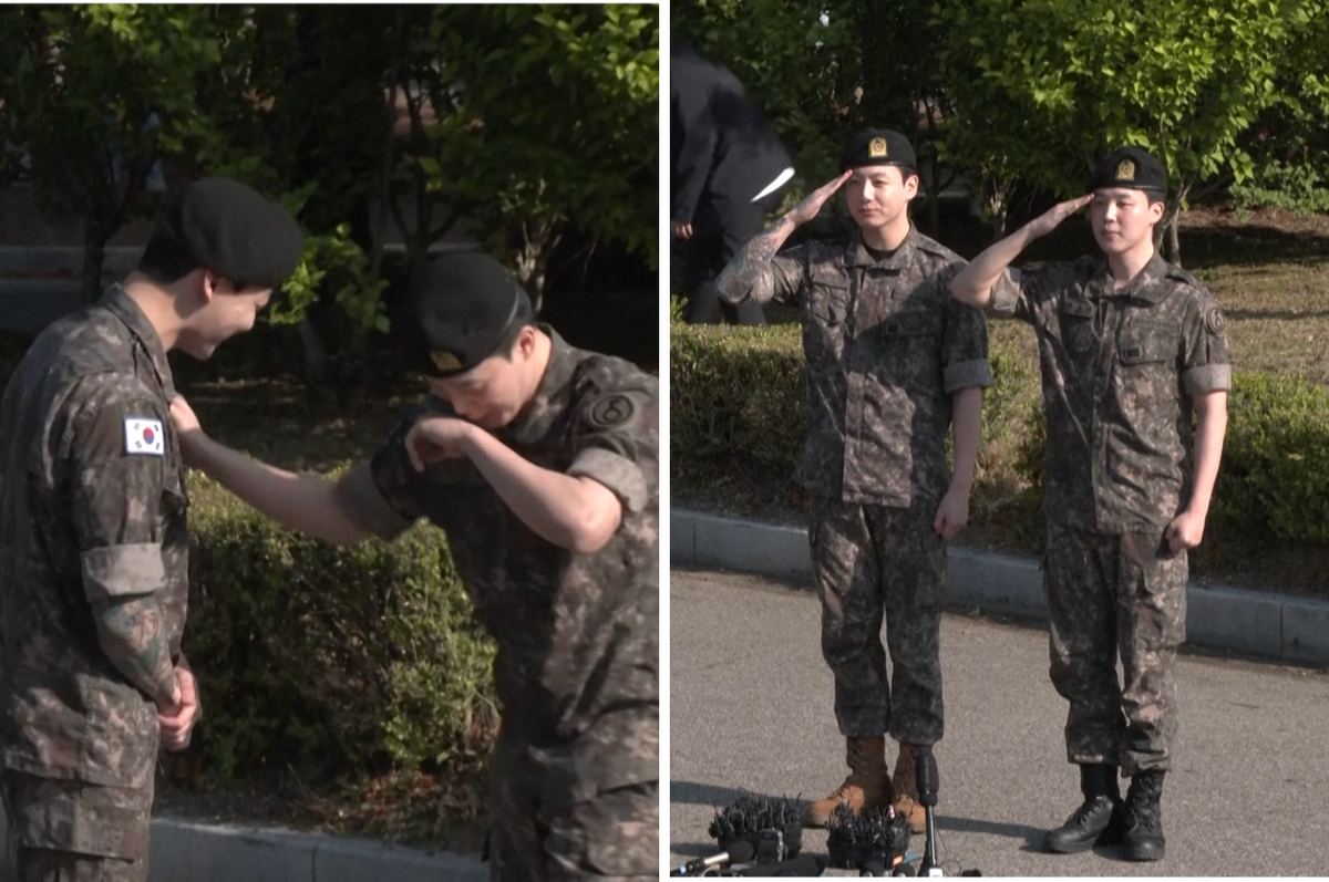 jimin jungkook bts military discharged group comeback