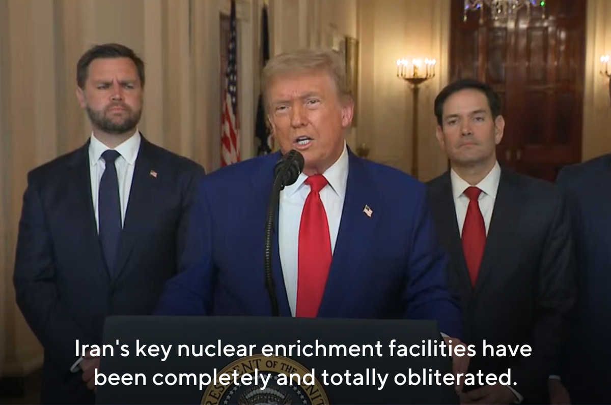 trump us bombed iran nuclear facilities israel war