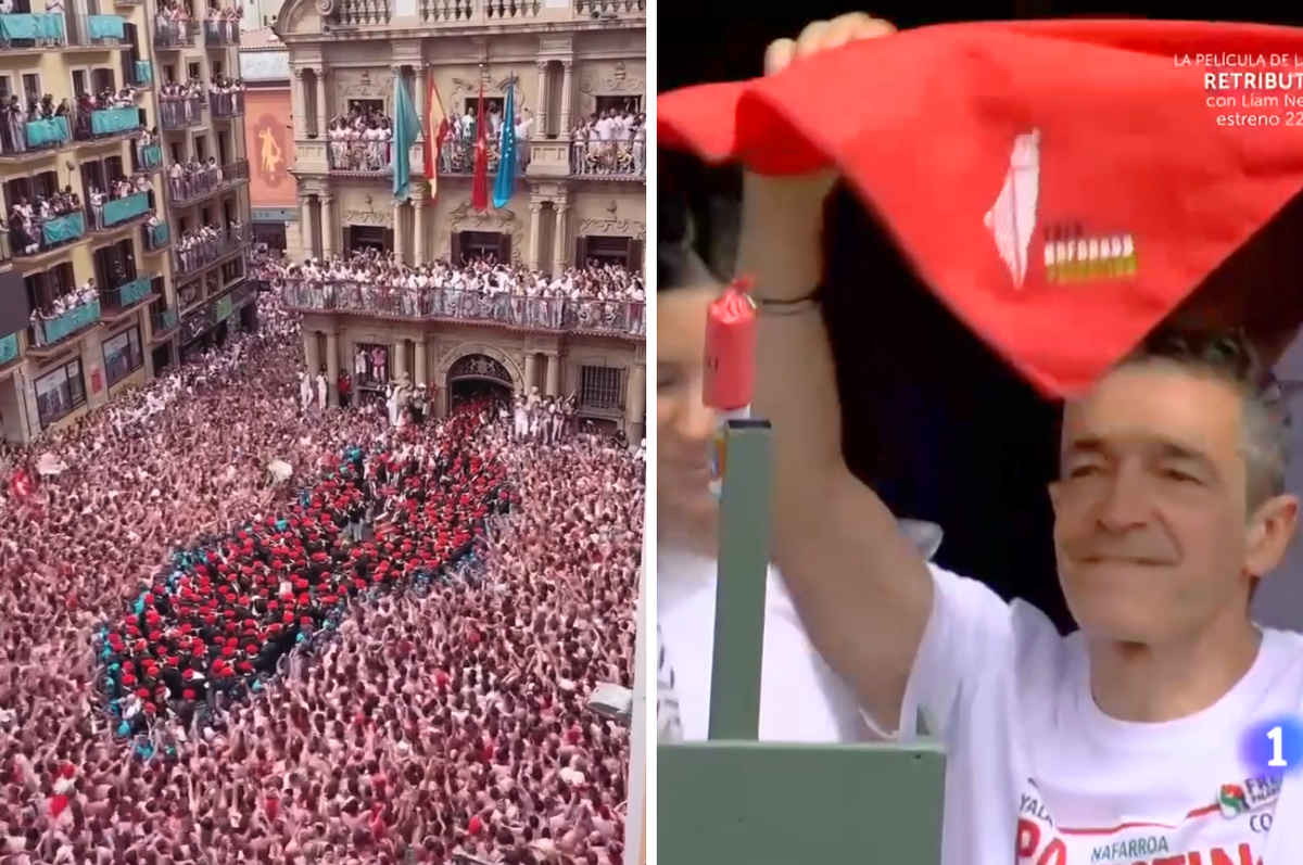 spain bull festival palestine map protest