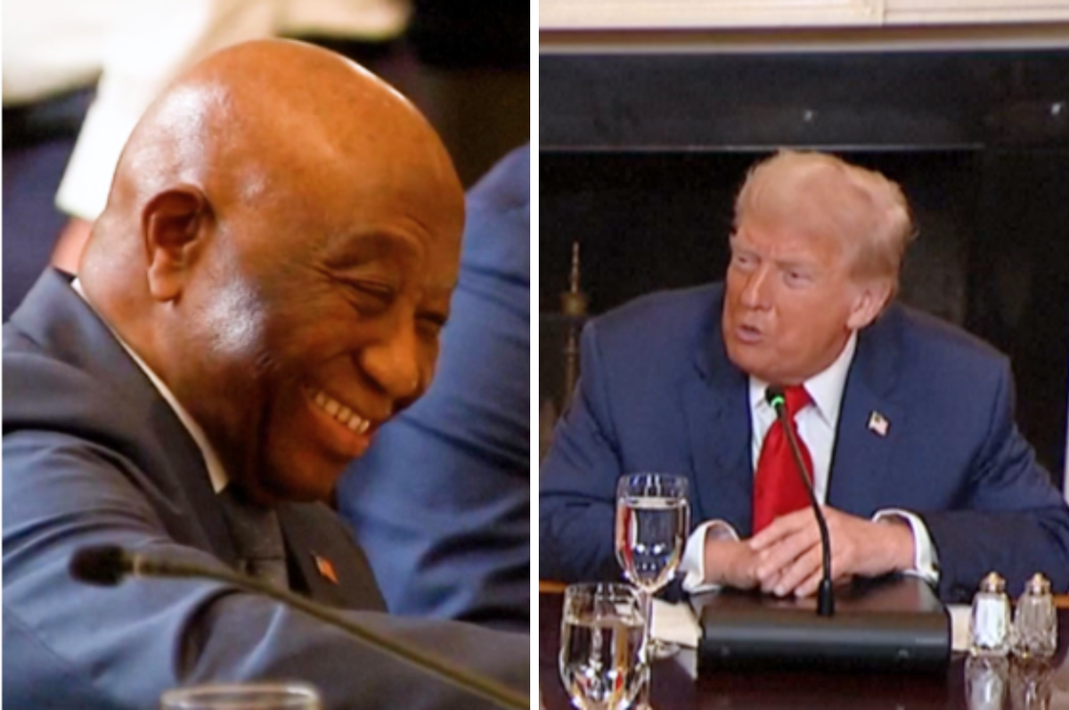 trump liberia president beautiful english joseph boakai