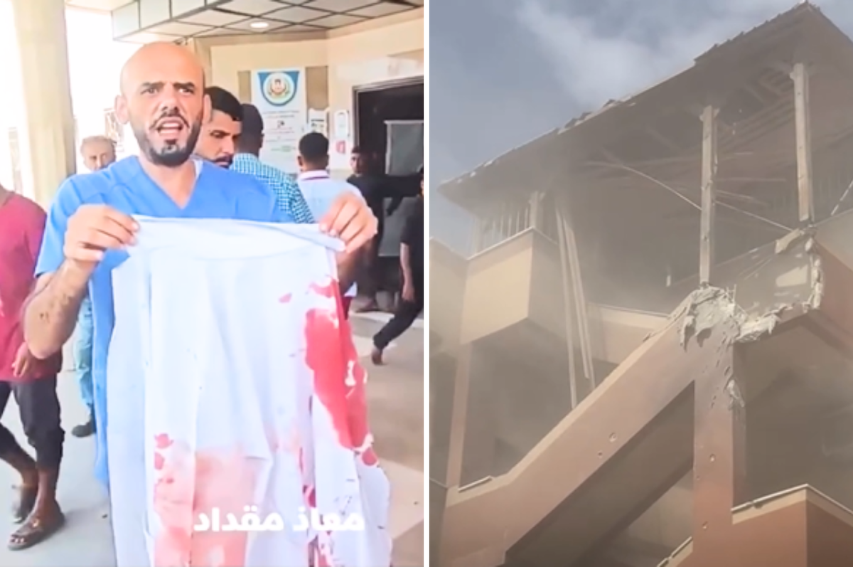 israel double tap nasser hospital mistake hamas camera