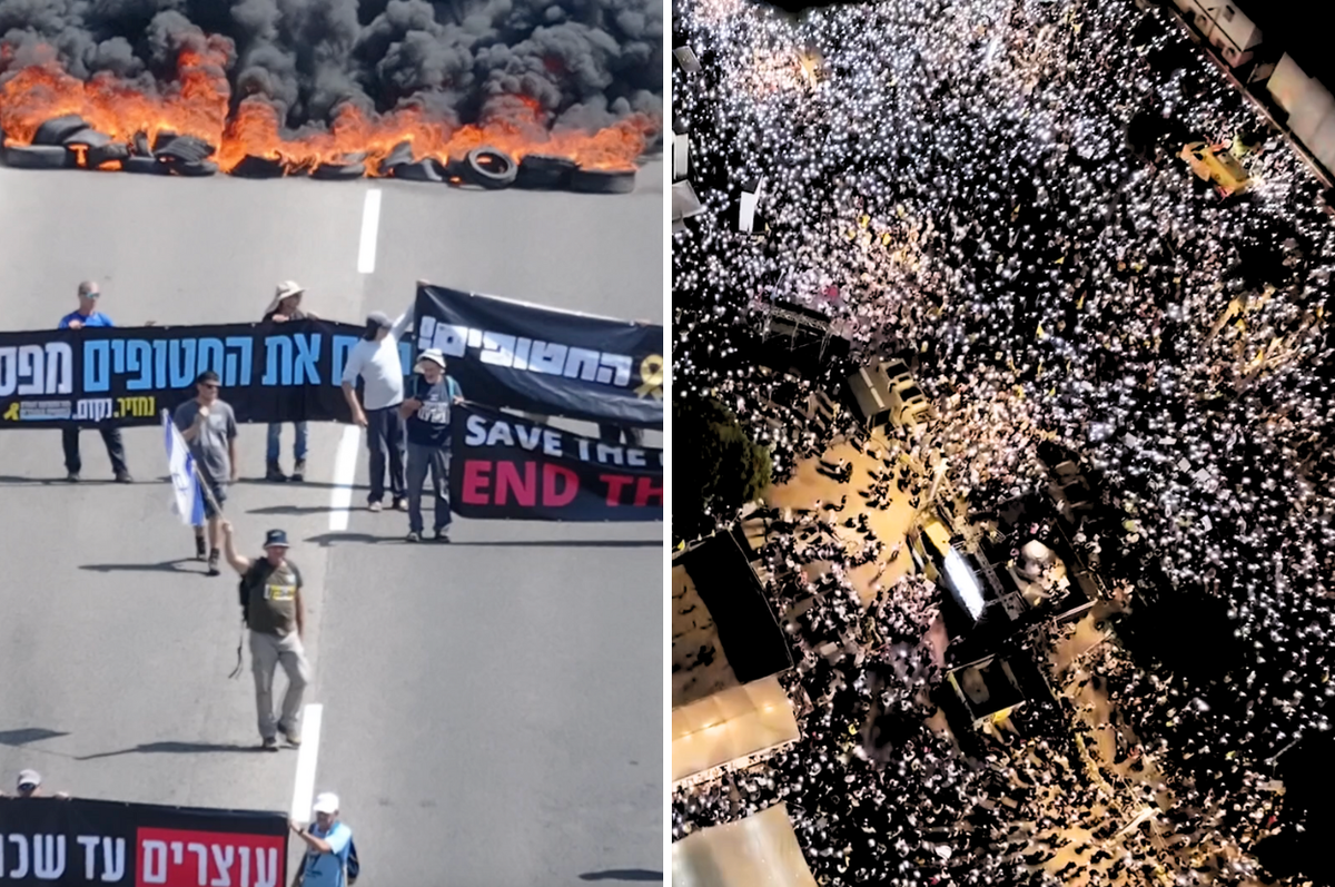 israel national strike netanyahu take over gaza hostages