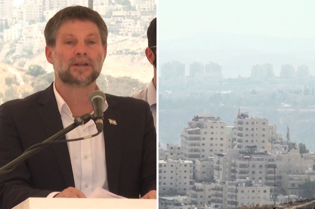 israel smotrich settlements bury palestinian state