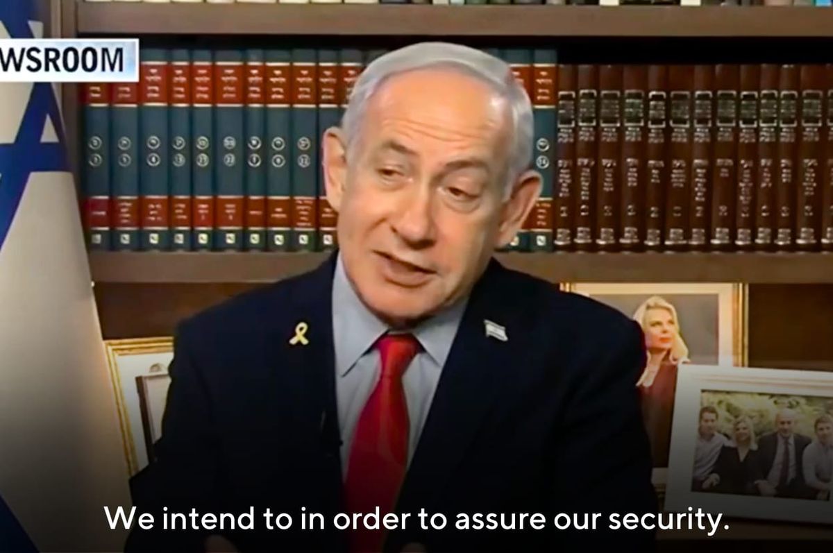 netanyahu israel full control gaza fox interview