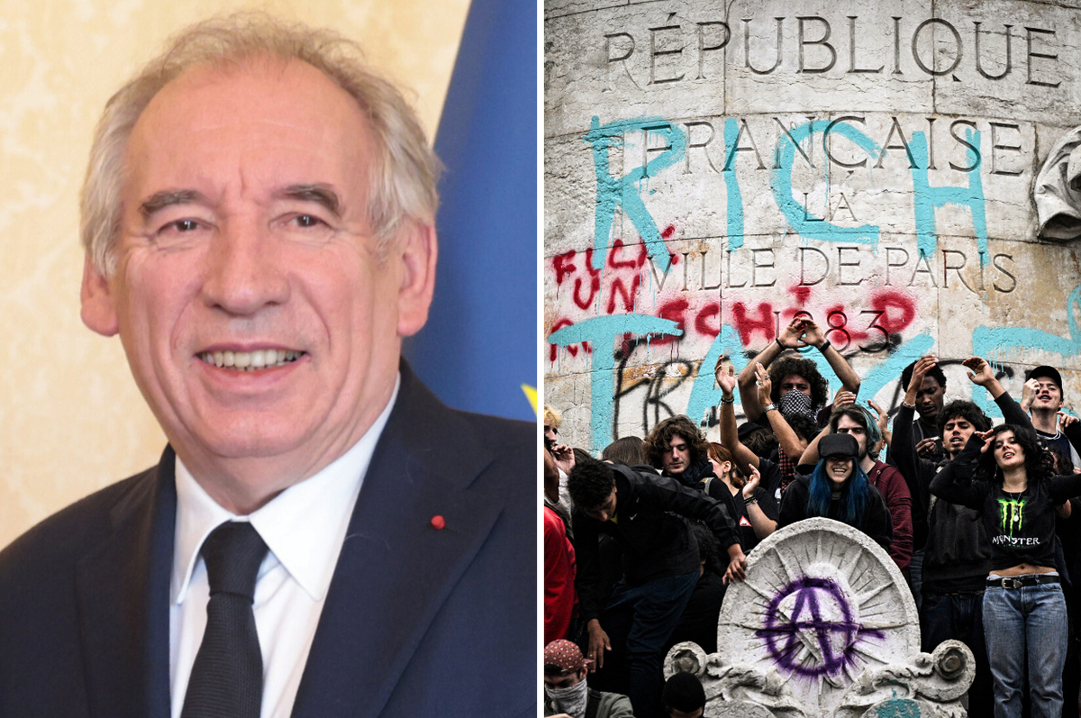 france block everything anti government protest