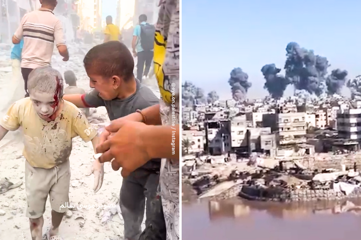 israel gaza city combat zone take over