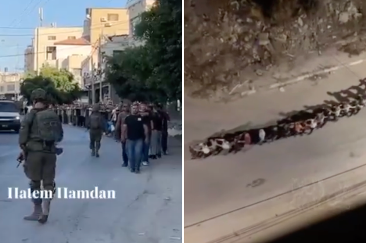 israel round up palestinian men tulkarem west bank