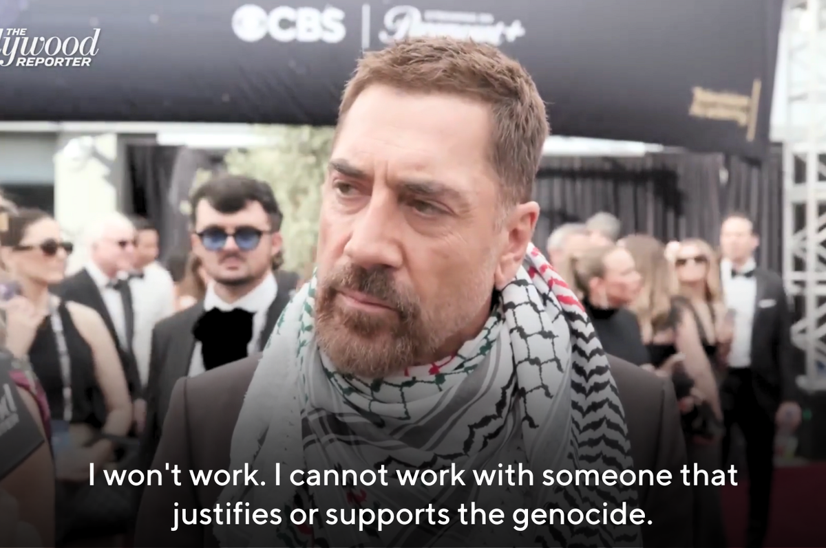 javier bardem emmys israel genocide gaza interview