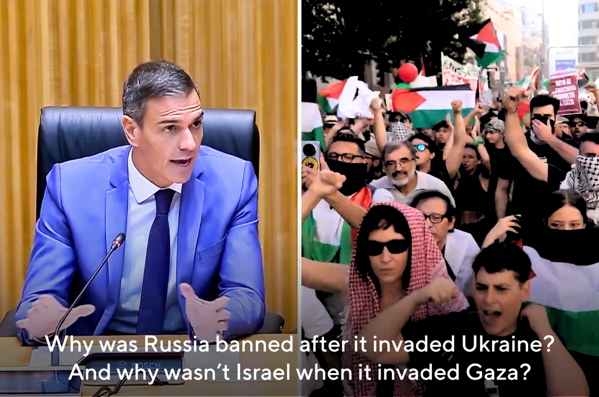 spain sanchez israel ban international sports la vuelta