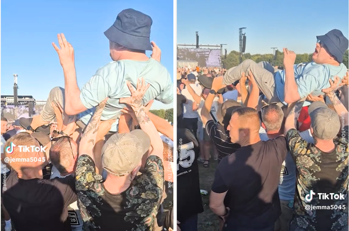 oasis concert manchester lift disabled fan