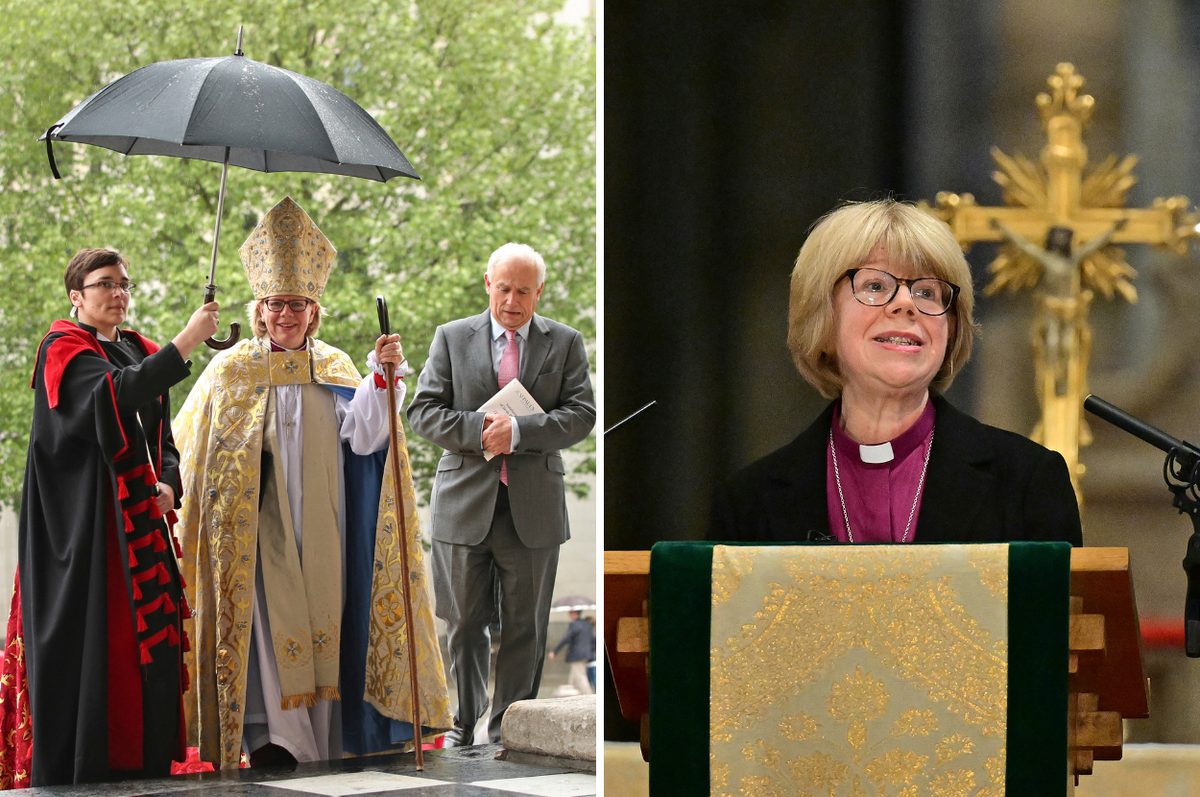 sarah elisabeth mullally first woman archbishop canterbury uk