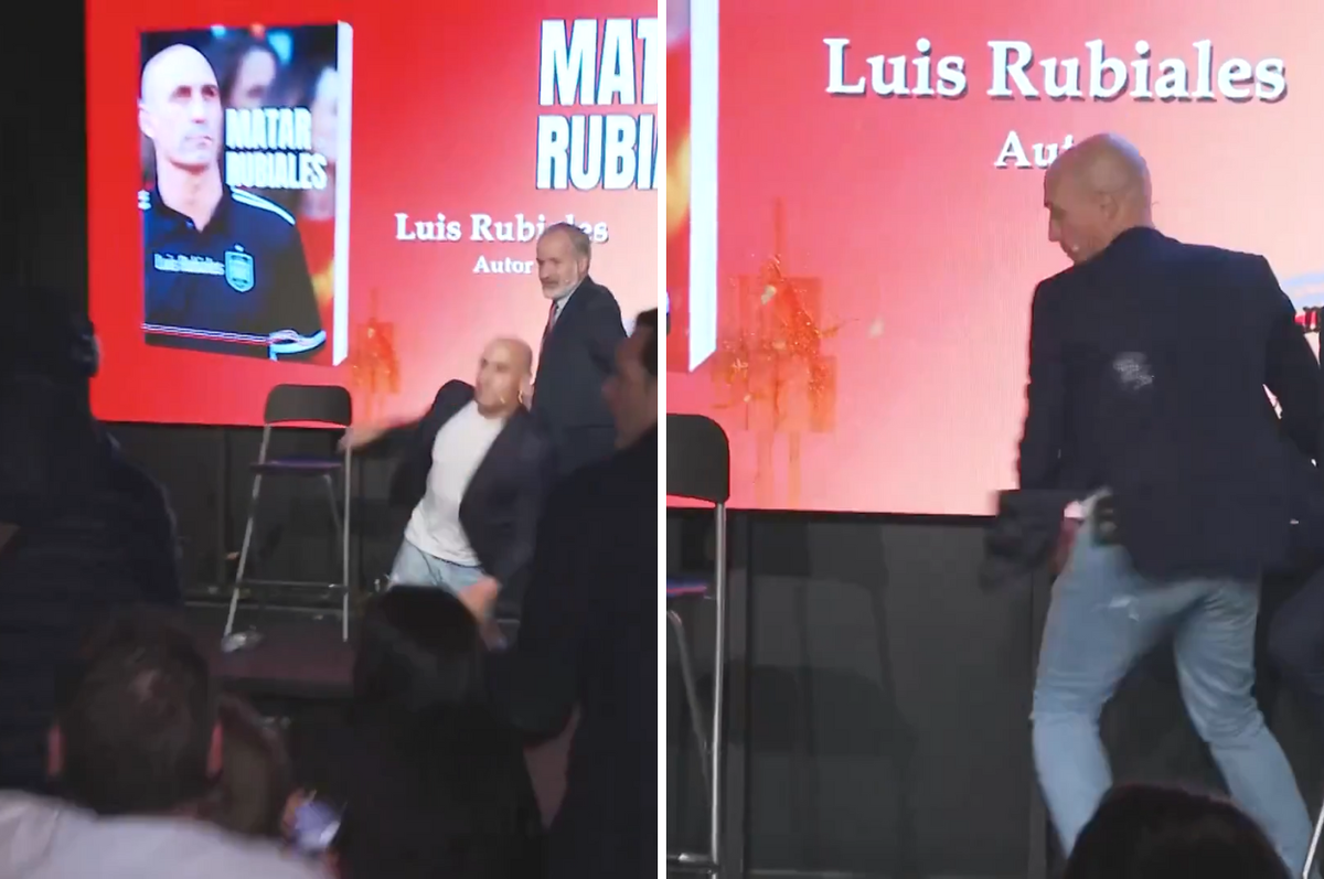 Luis rubiales spain ex football president egged