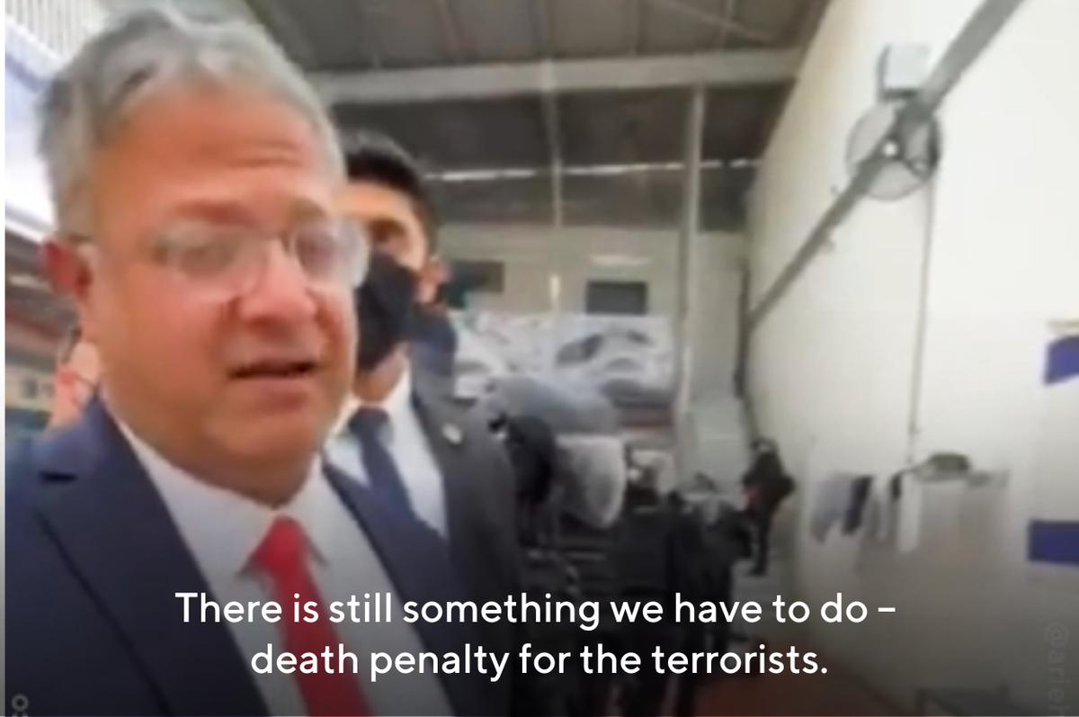 israel ben gvir taunt palestinian prisoners death penalty