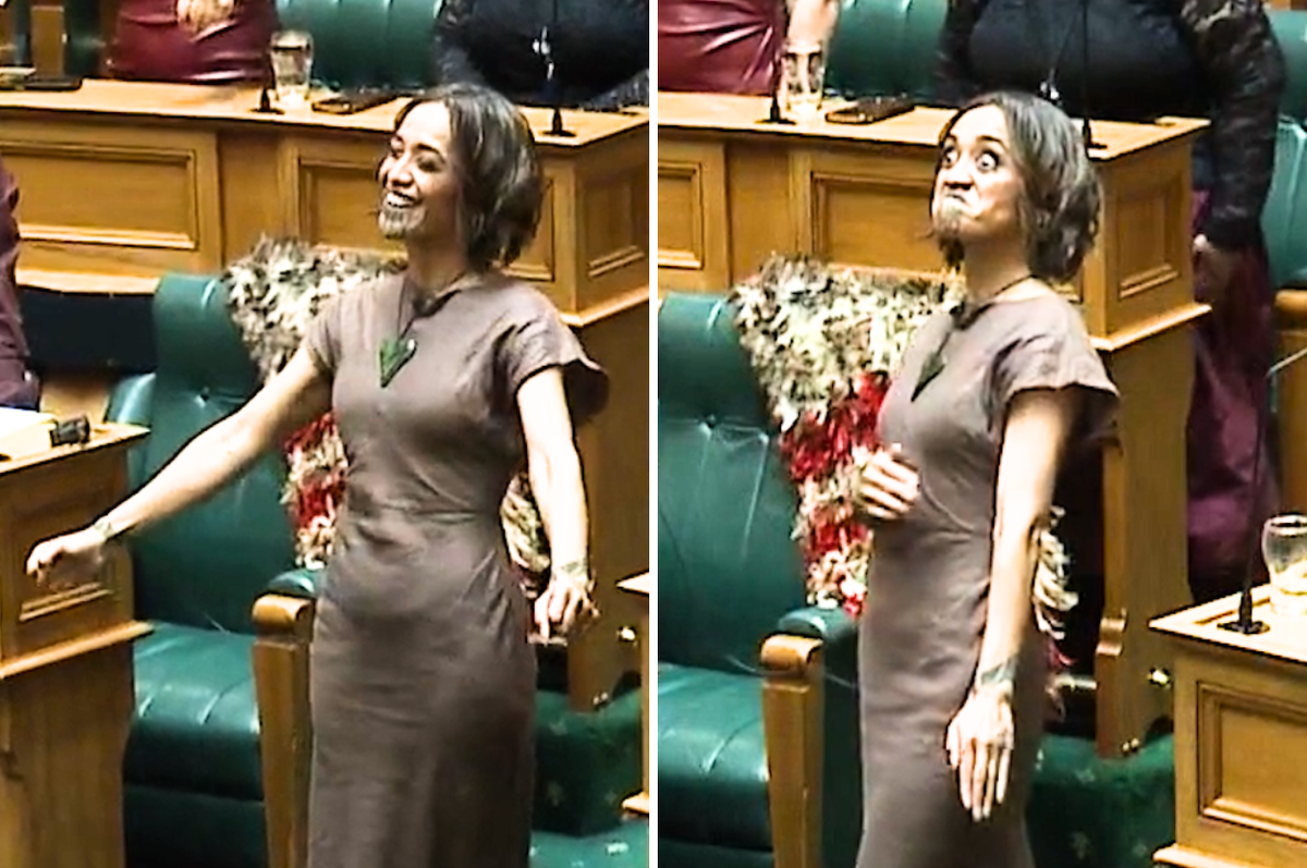 New zealand maori mp Oriini Kaipara haka suspended parliament