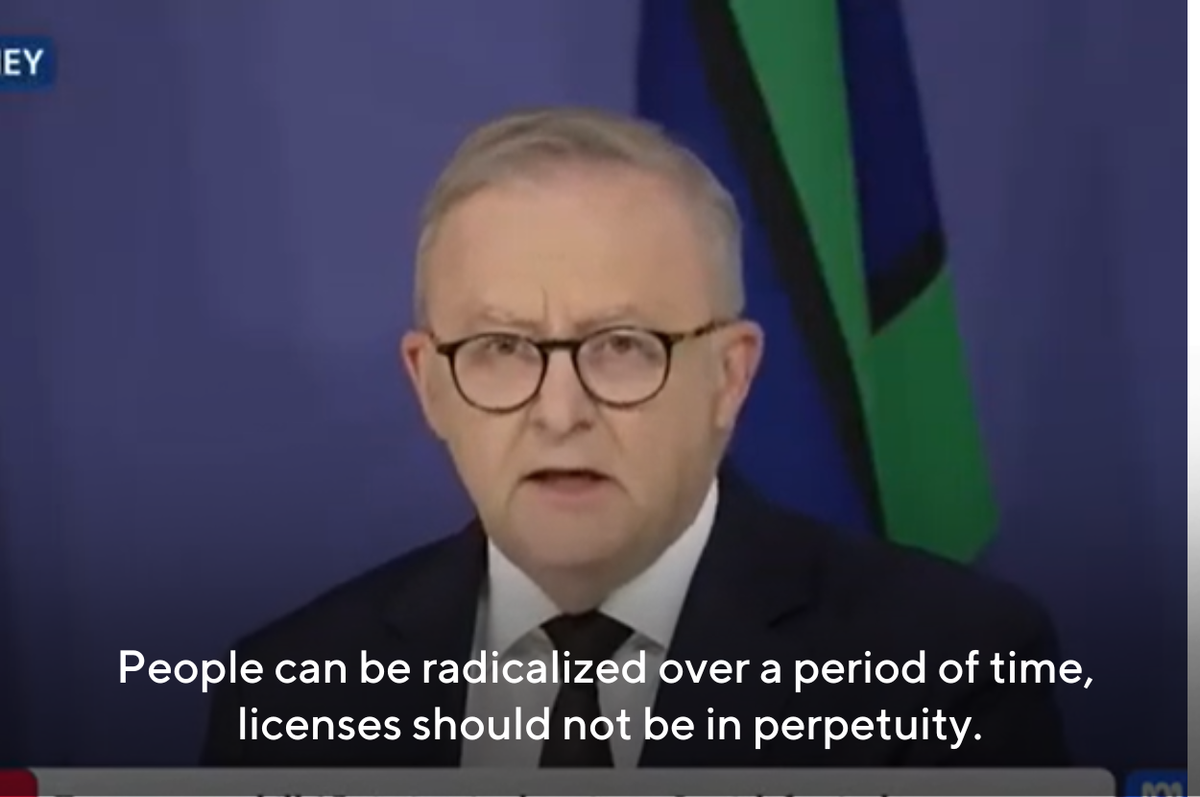 australia toughen gun law bondi shooting