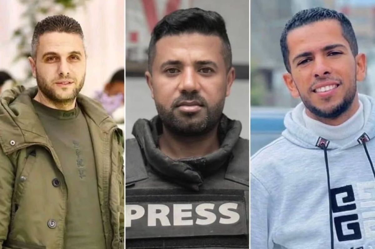 Israel kill 3 journalists gaza egyptian committee relief