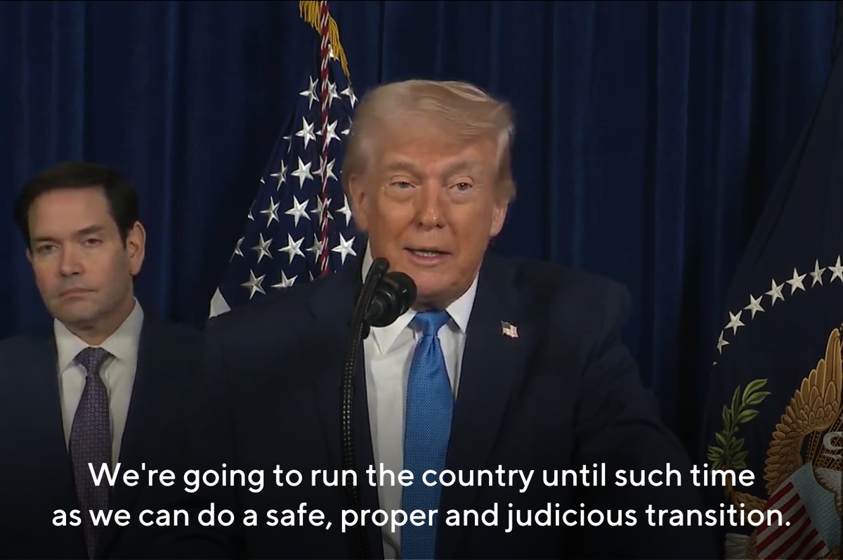 trump us run venezuela control oil