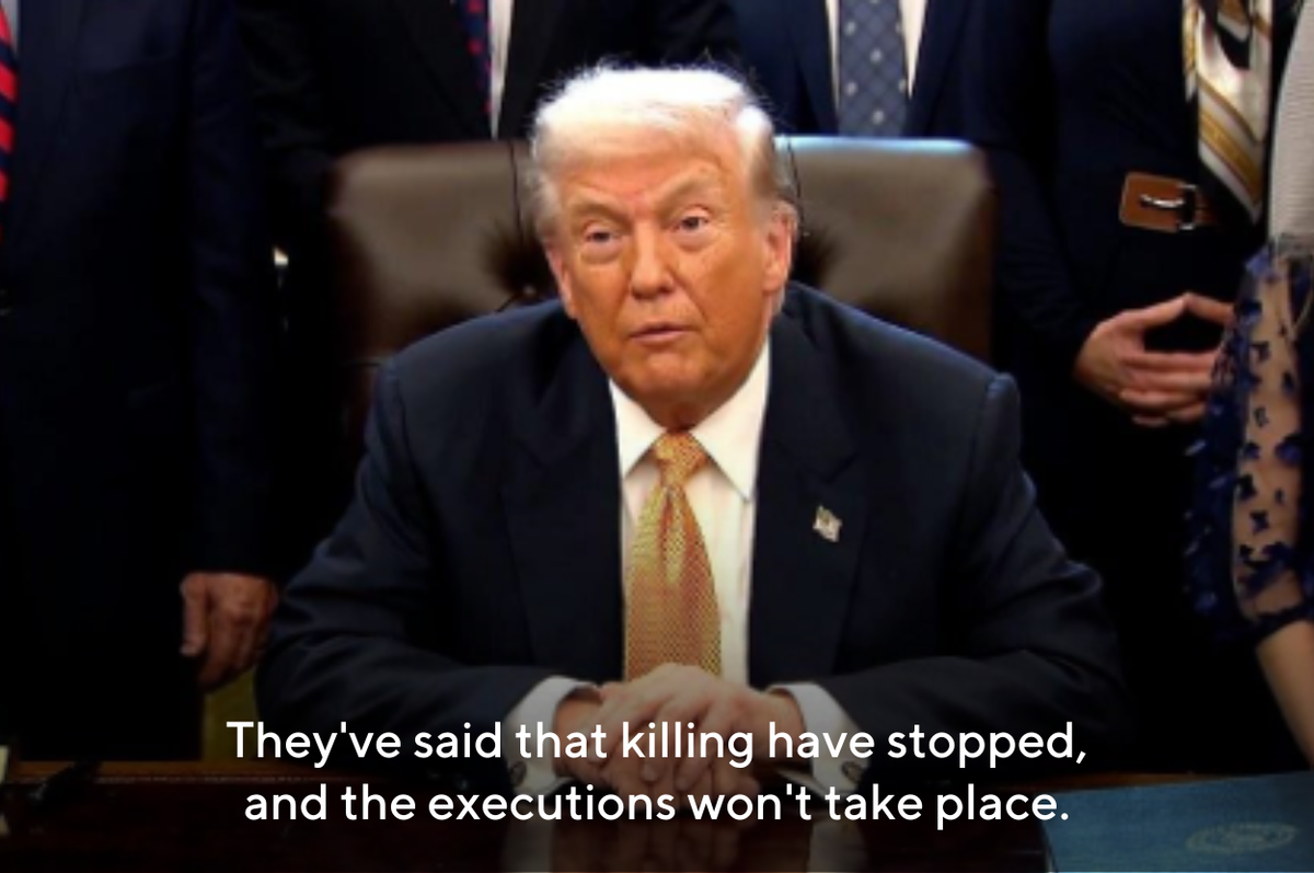 Trump Iran killing stopped help on its way