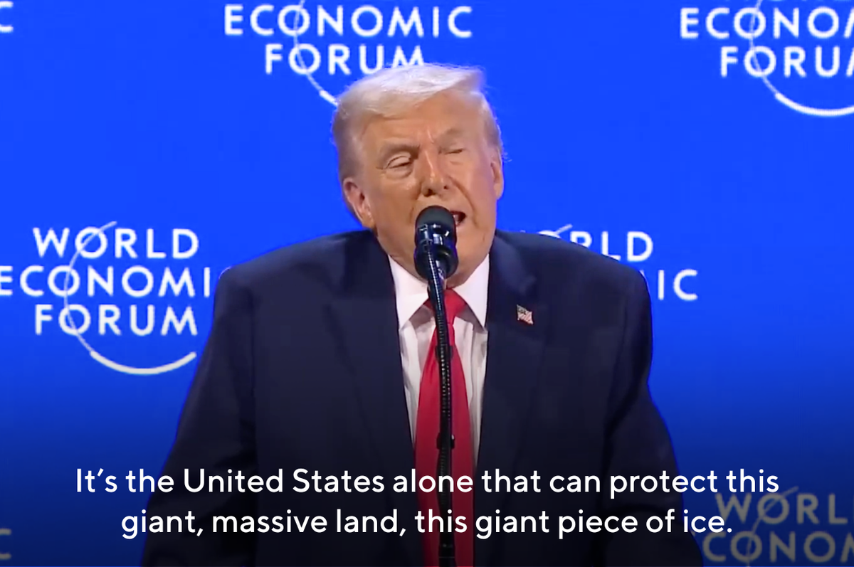 trump no force greenland wef speech davos