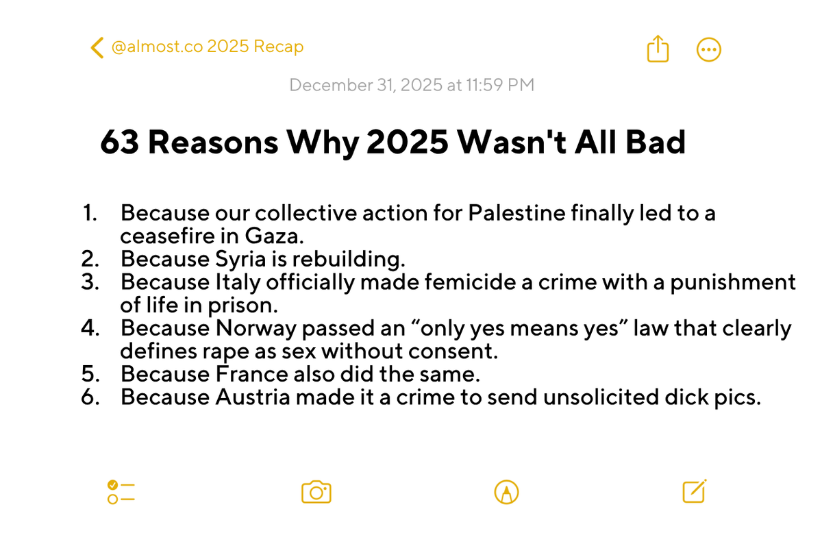 2025 good news reasons