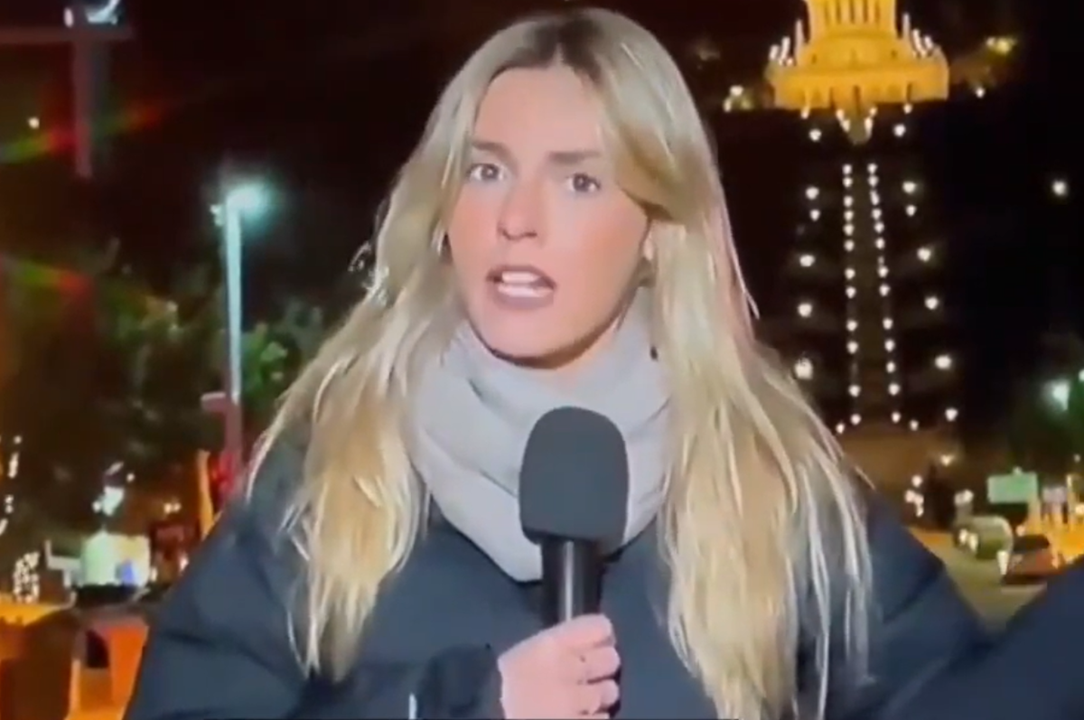 Laura de chiclana spain journalist israel blocked arabs shelters clip