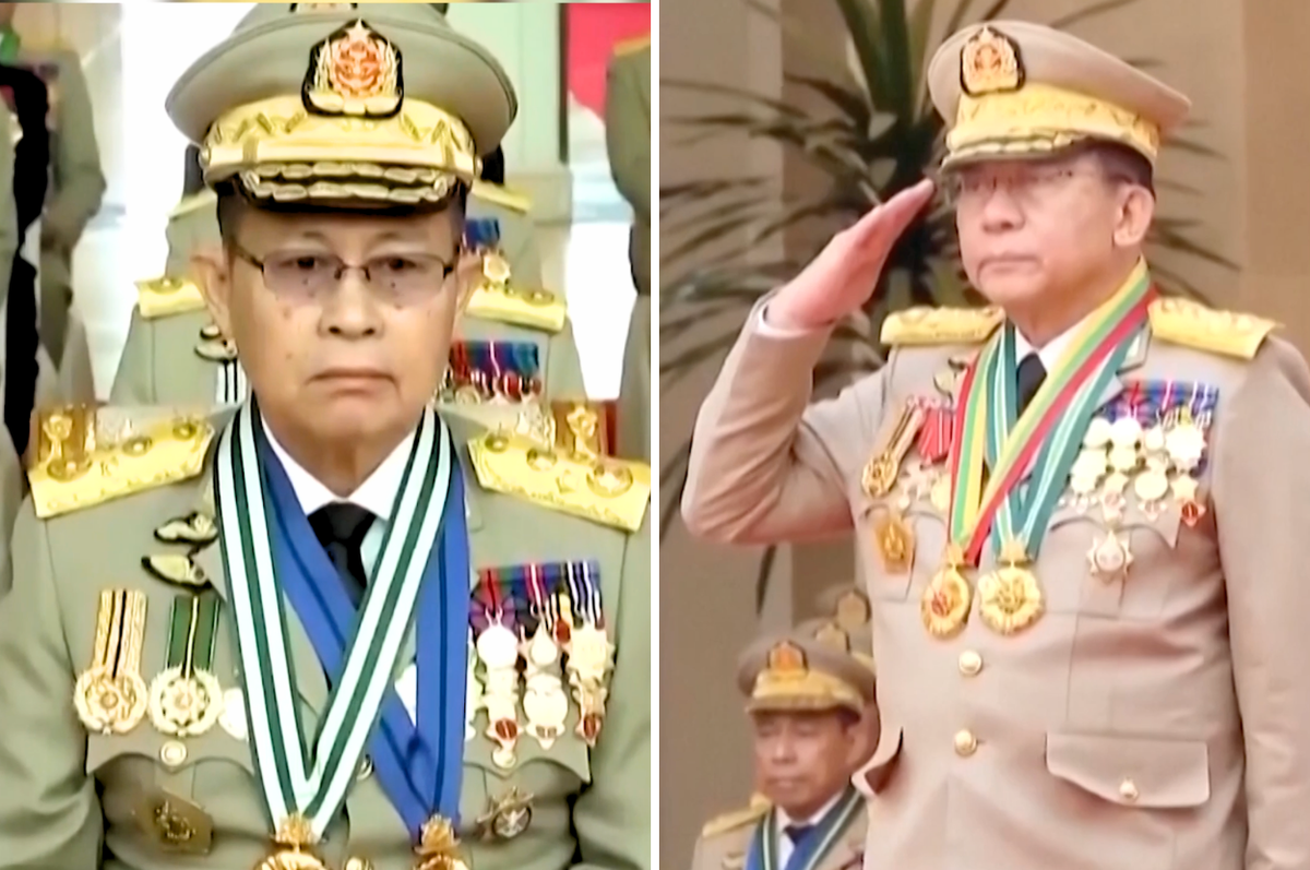 min aung hlaing myanmar junta chief coup president election