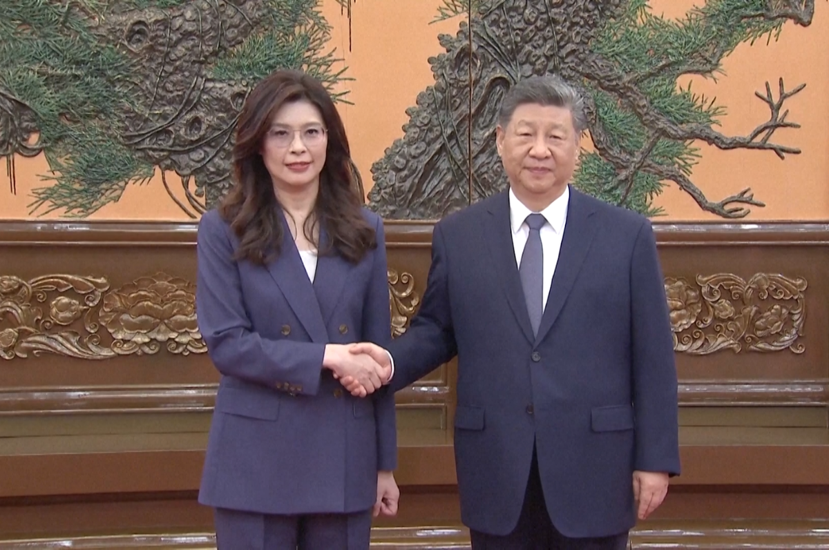 xi jinping cheng li wun kmt china taiwan meeting