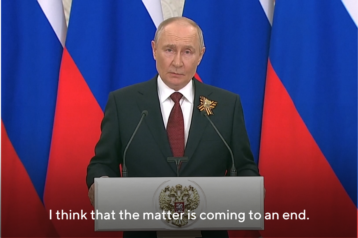putin russia ukraine war coming to an end