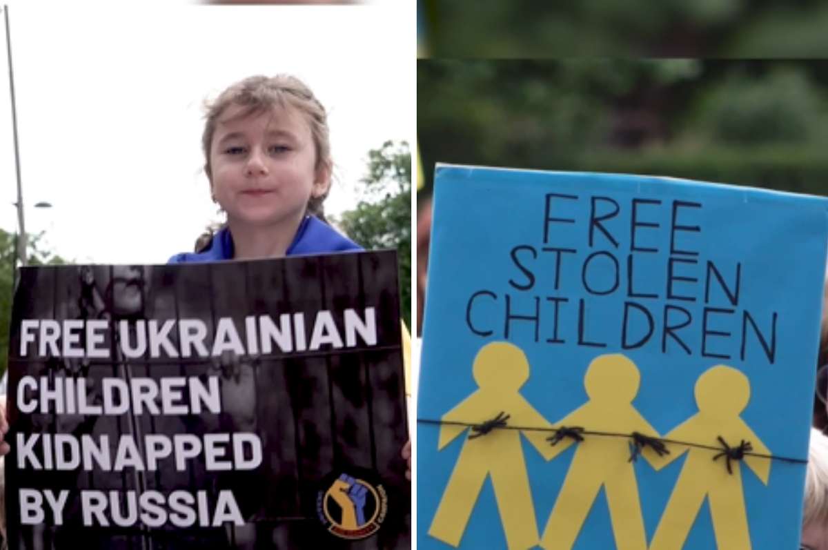 eu sanction russia officials abduction children ukraine
