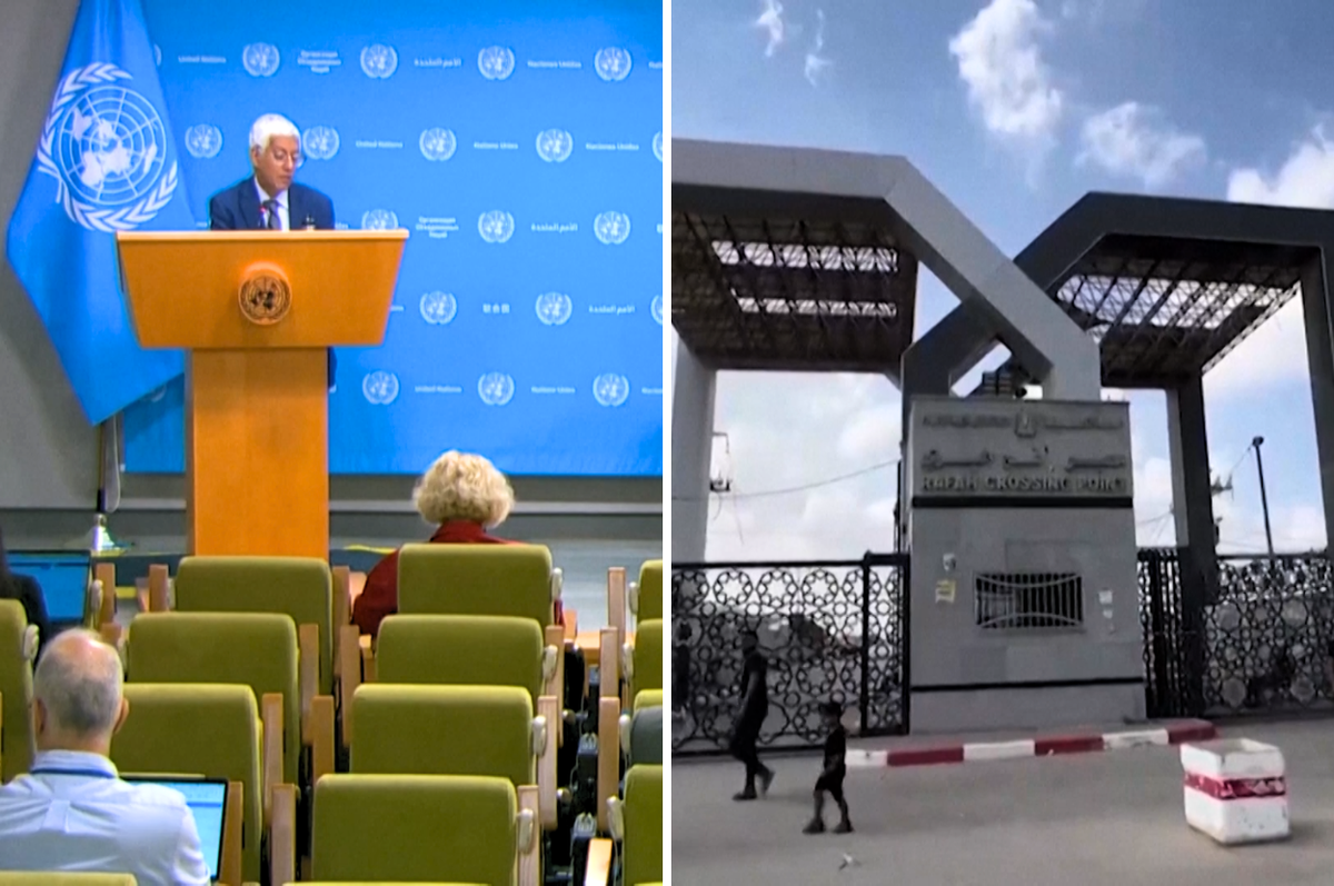 israel closed gaza border crossing iran war
