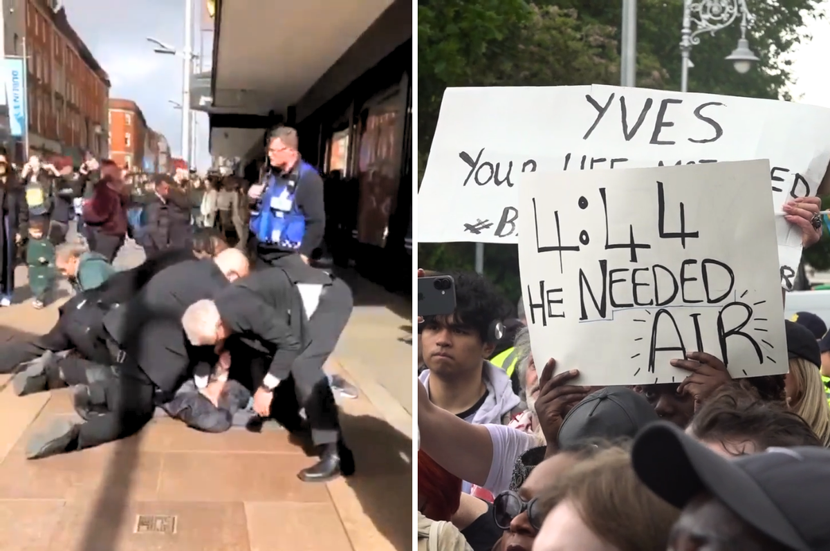 yves sakila ireland black man killed protest george floyd