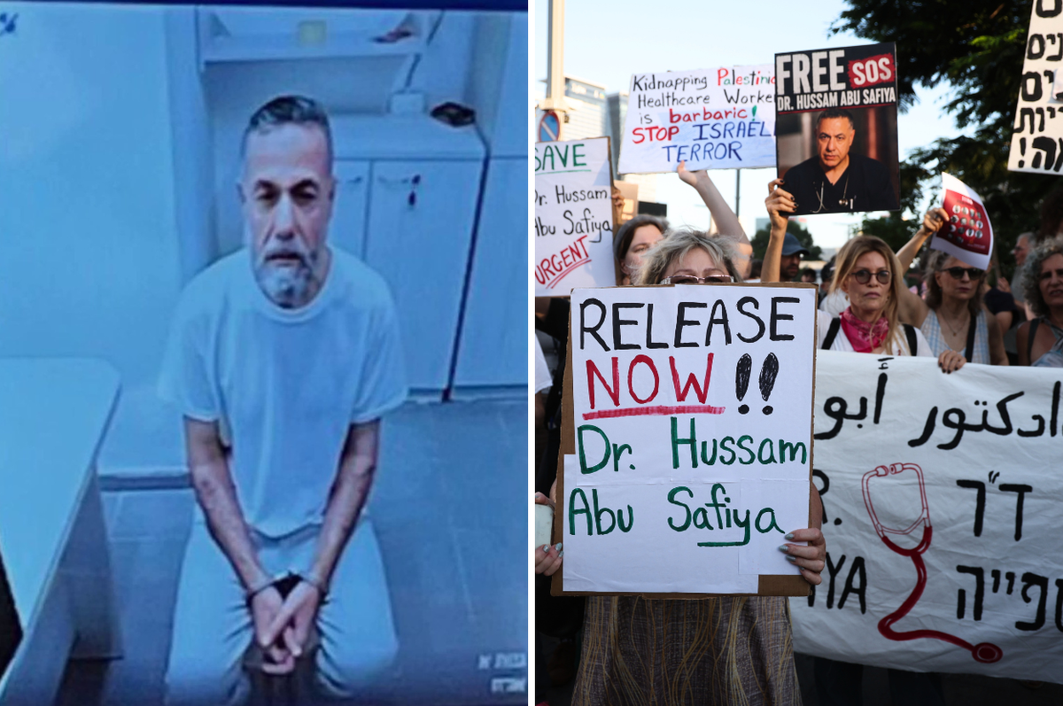 dr Hussam Abu Safiya gaza israel detention torture