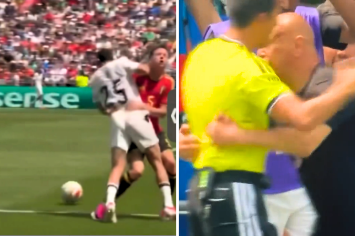 egypt coach Hossam Hassan hugged referee world cup 2026