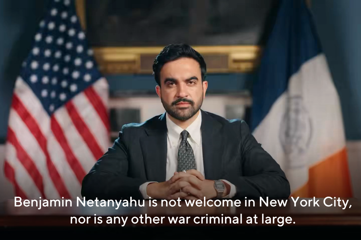 Zohran Mamdani netanyahu war criminal ICC arrest